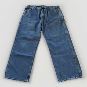 Nautica Men's Carpenter‎ Jeans 40x30 Baggy 90s Skater Loose Fit Medium Wash